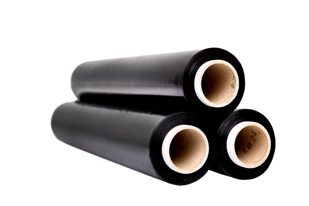 Stretch fólie - ruční 23 mic - černá strečová fólie