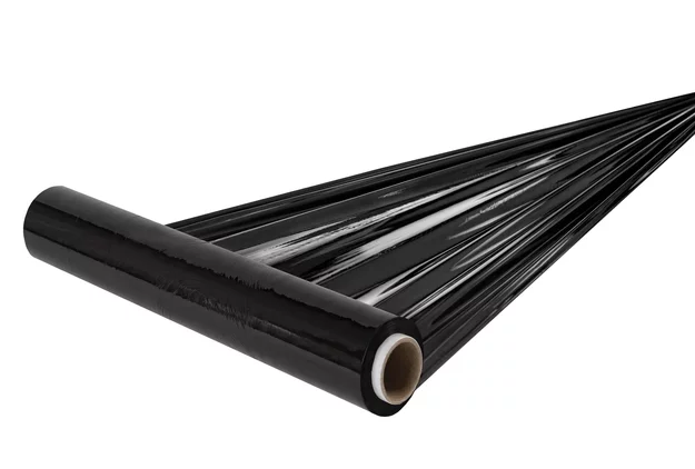 Stretch fólie - ruční 23 mic - černá strečová fólie